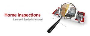 Picture of the words home inspection